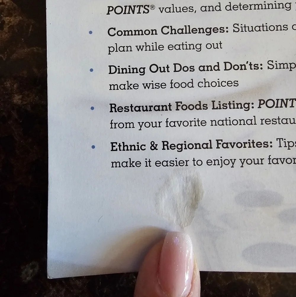 Weight Watchers Dining Out Companion Book